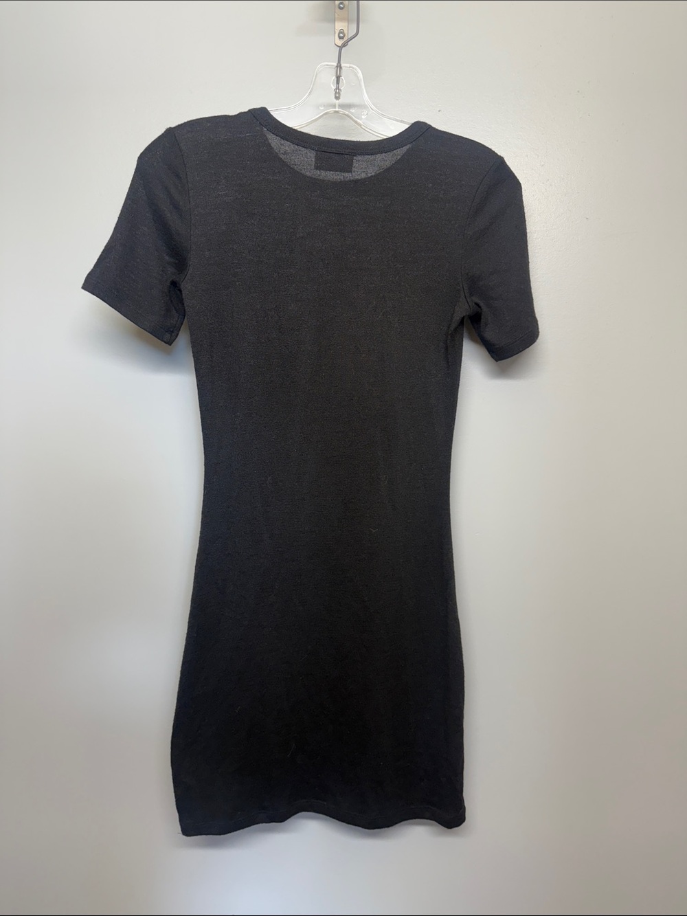 Wilfred Black Short-Sleeve Midi Knit Dress - Picture 6 of 6